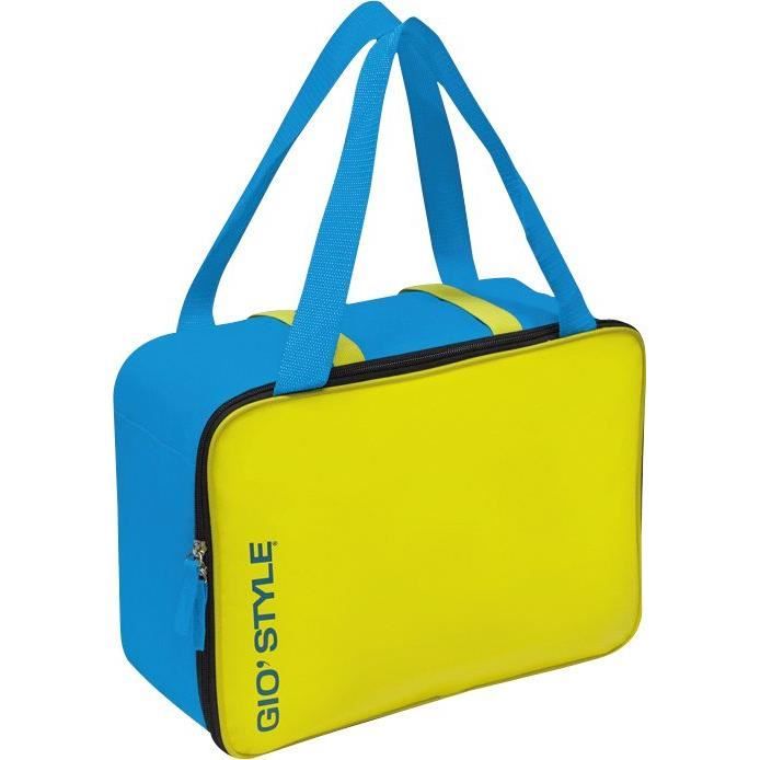 Sac isotherme lime 36x15x26cm 2 pains 16 heures