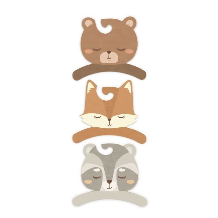 NAF NAF 3 Cintres Forest Animals Vêtements Bébé