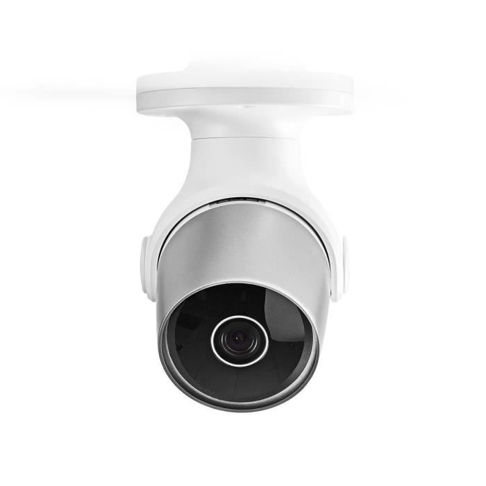 NEDIS Caméra d'extérieur IP intelligente WiFi - Étanche - HD 720p