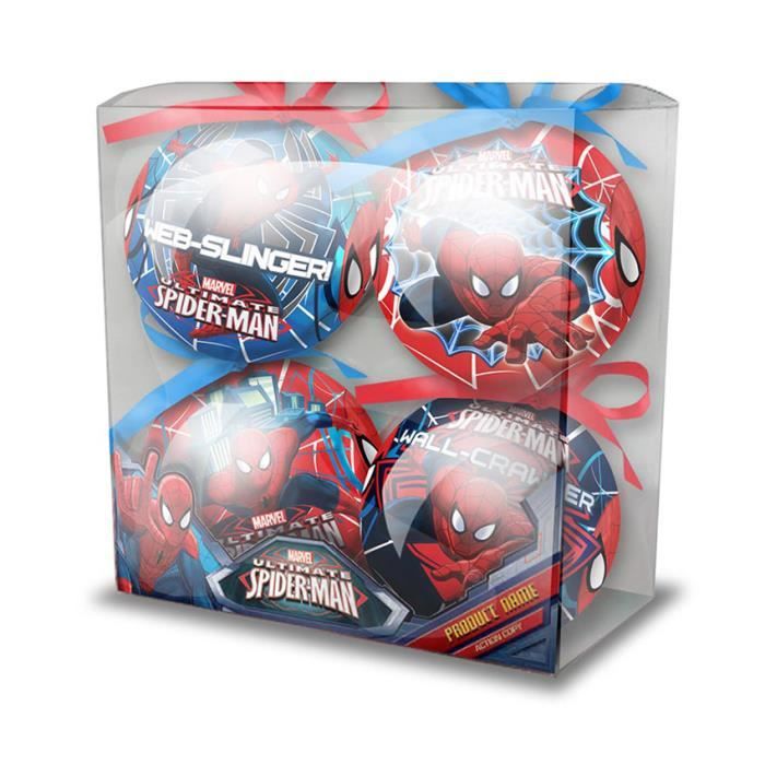 BOULE DE NOËL Lot de 4 boules de Noël Disney Spider,man