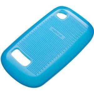 Coque Nokia Asha 200 / 201   CC1034 translucide bleue   Coque arrière