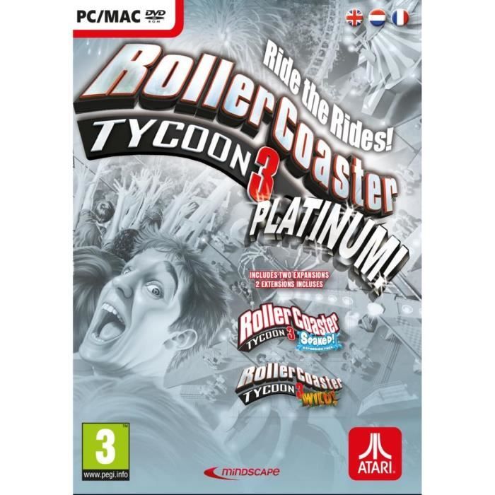 RollerCoaster Tycoon 3 Platinum Jeu PC