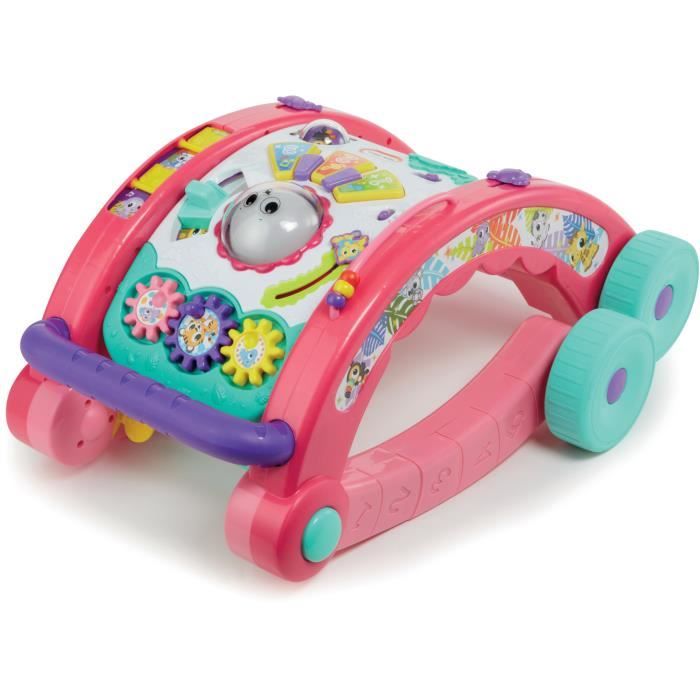 SPLASH TOYS Activity Walker Trotteur 3 en 1 Rose