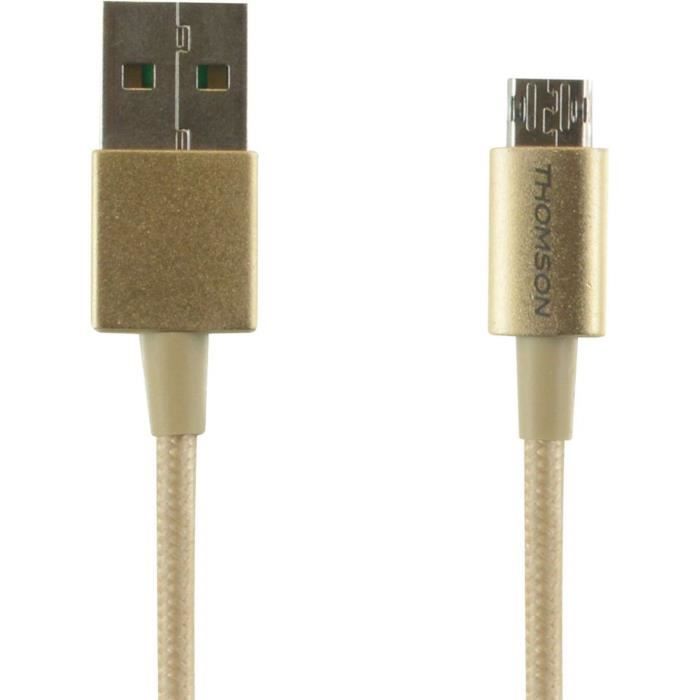 THOMSON Cable USB micro USB reversible Dore