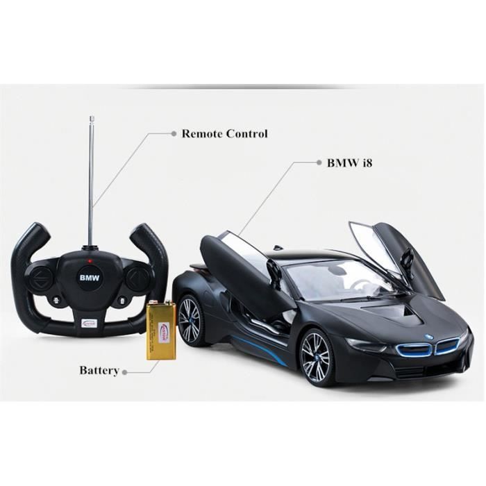 voiture télécommandée 1:14 bmw i8 voiture de sport les jouets pour