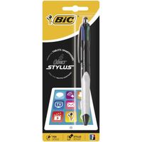Stylo - Parure BIC® - Stylo-bille 4 Couleurs® Stylus assortis Stylo - Parure BIC® - Stylo-bille 4 Couleurs® Stylus assortis