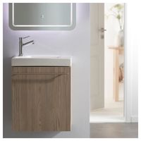 LAVE-MAIN Meuble lave-mains complet couleur chêne Oak bordol LAVE-MAIN Meuble lave-mains complet couleur chêne Oak bordol