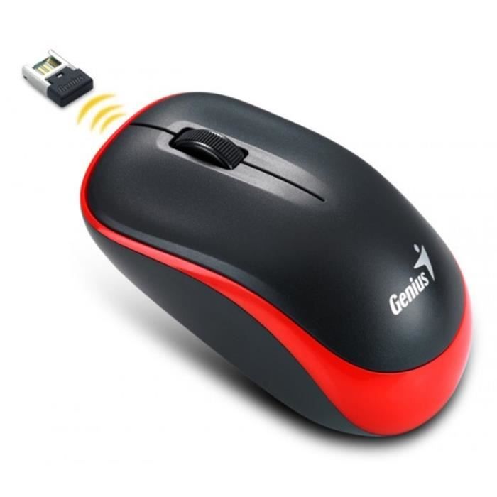 GENIUS Souris Traveler - Sans fil - Optique - Rouge - PC
