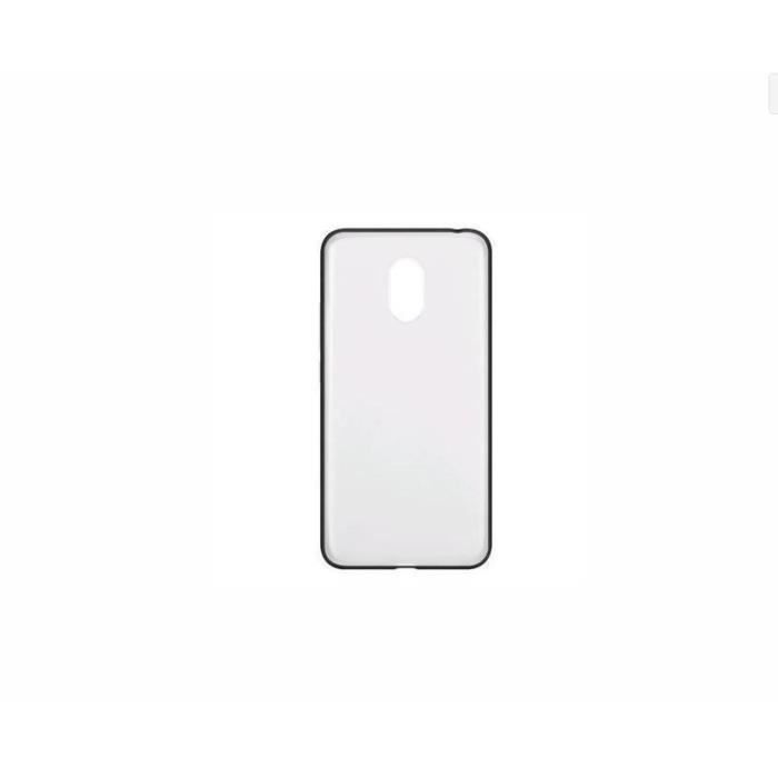 MEIZU Coque pour Meizu M3 Note - Transparente contour Noir