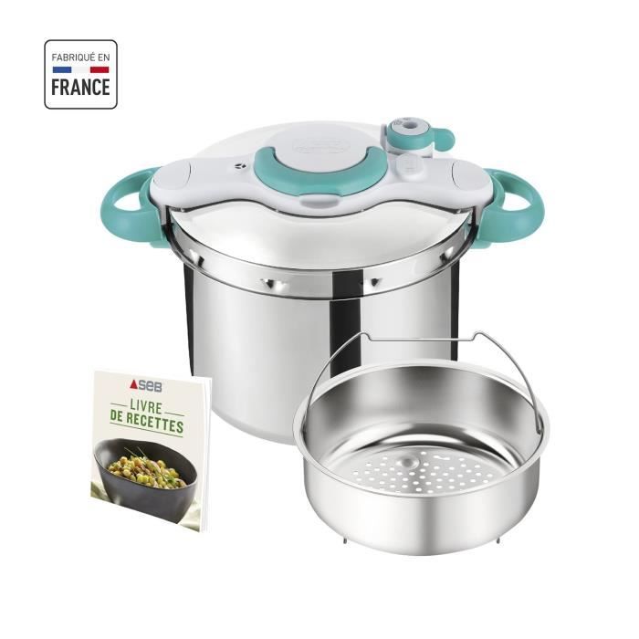 SEB CLIPSO MINUT' EASY Autocuiseur P4624916 9L bleu Tous feux dont induction