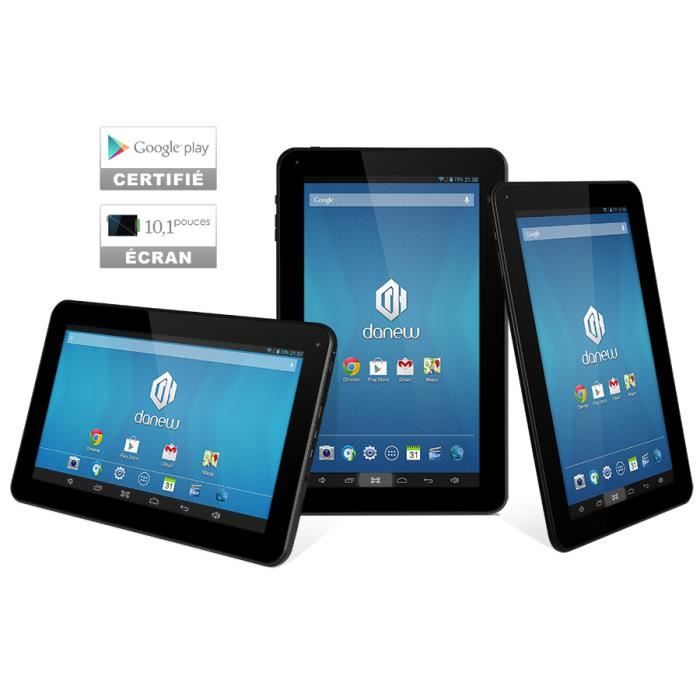 Housse Folio De Protection Pour Tablette Danew DSlide 1021 – Protection Écran, Ports Accessibles, Support Incliné