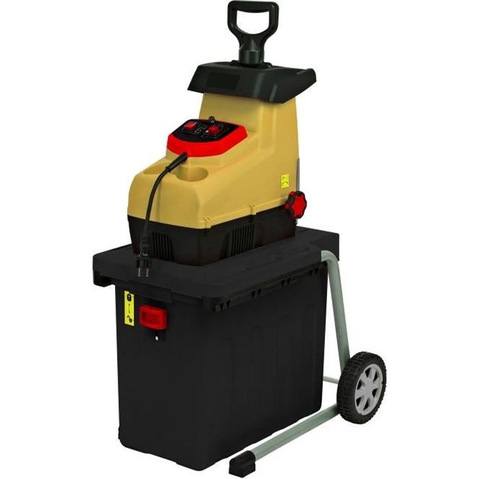 Broyeur à Végétaux électrique Silencieux 2800 W 60 L Hyundai