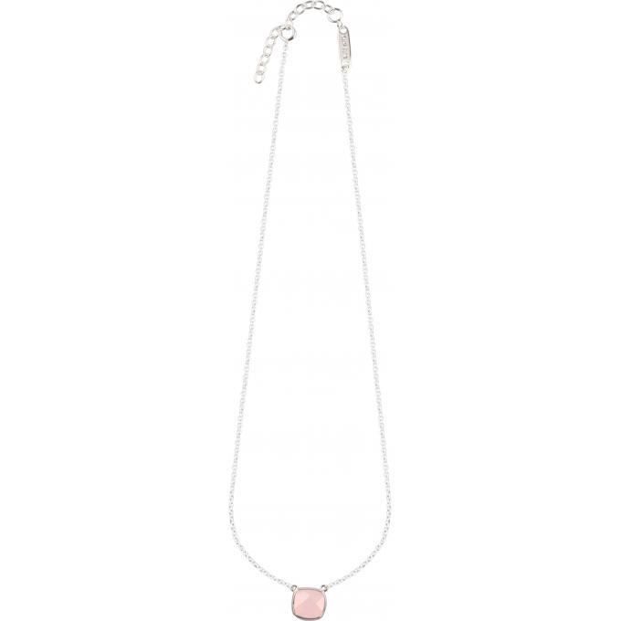 CLIO BLUE Collier Argent Et Quartz Amethyste - CO1444RH