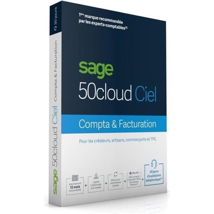 SAGE 50cloud COMPTAFACTURATION 30 jours