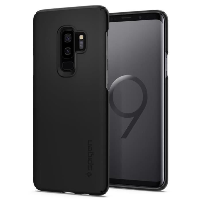 Spigen Thin Fit Pour Galaxy S9+ Noir