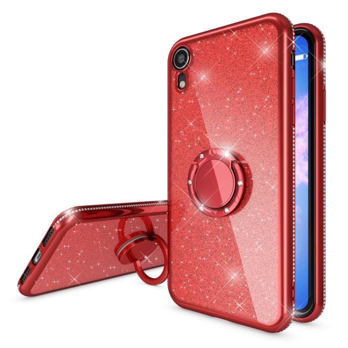 coque iphone xr 360 rouge