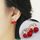 Boucle d oreille cerise