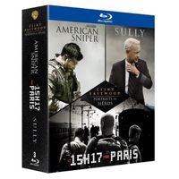 DVD SÉRIE Coffret Blu-ray Clint Eastwood 3 films : Le 15h17 DVD SÉRIE Coffret Blu-ray Clint Eastwood 3 films : Le 15h17