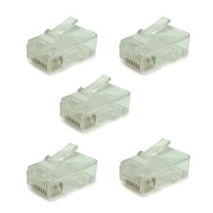 OMENEX Lot de 5 connecteurs RJ45 catégorie 6 pour câbles Ethernet ? sertir