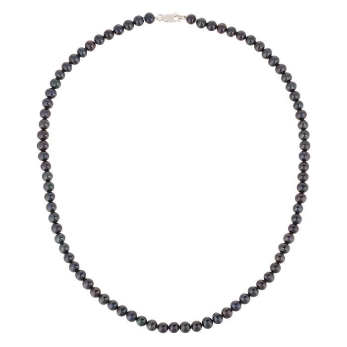 PERLINEA Collier Perles de Culture et Or Blanc 375° Femme