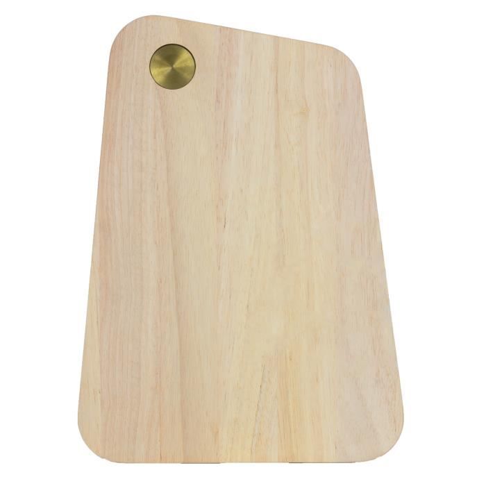 ECO DESIGN A1752 Planche à découper - 22 x 30 cm - Naturel et cuivre