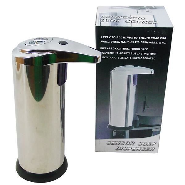Distributeur automatique de savon en inox 330 ml - KITCHEN MOVE