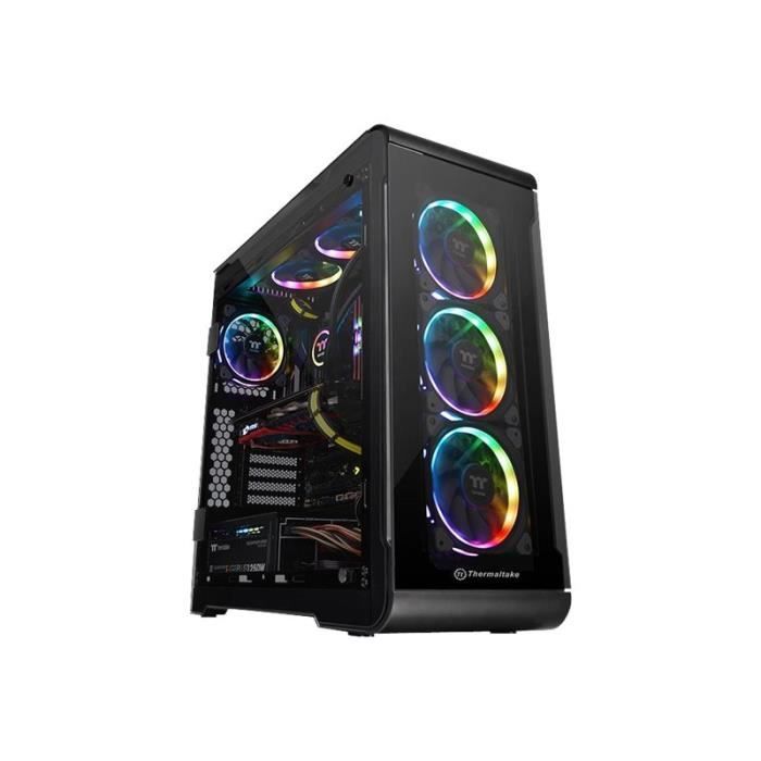 THERMALTAKE Boitier PC View 32 TG RGB - Moyen tour - Noir