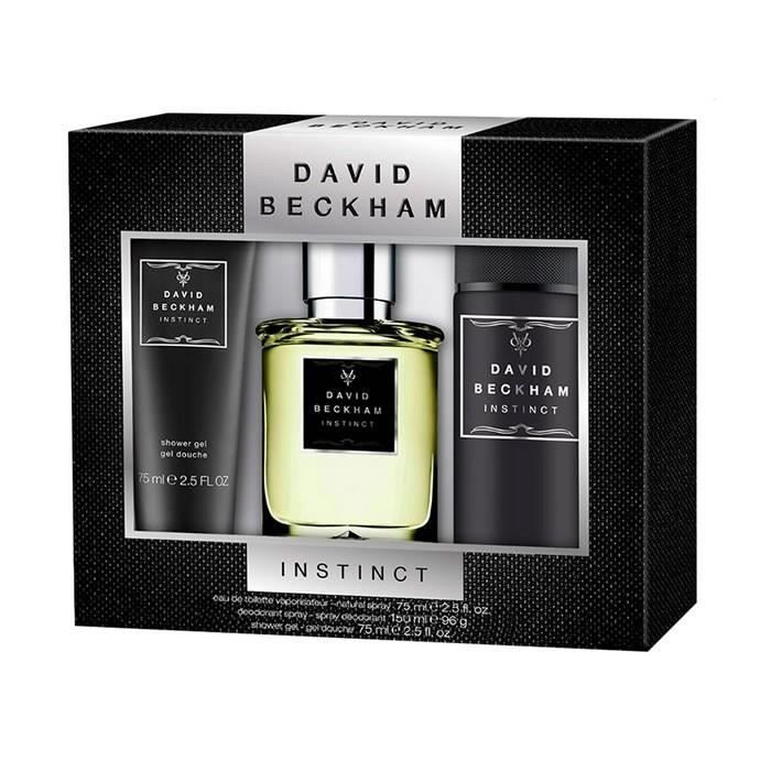 David Beckham Instinct Eau De Toilette Vaporisateur 75ml Coffret 3