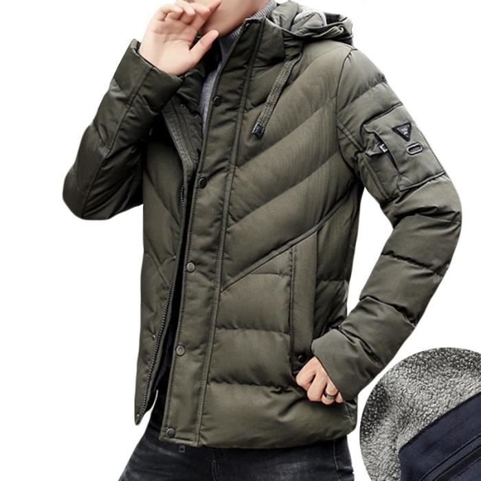 blouson Capuche Matelassée Boutique Vêtements À Doublee De Hiver Homme Hugo Manteau Fashion Polaire 4nvq5wR0