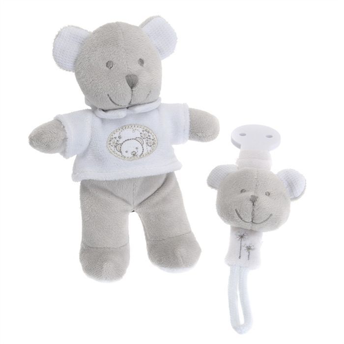 NICOTOY Coffret Peluche+attache sucette Little st   Achat / Vente