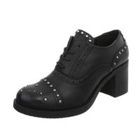 DERBY Women's Court Shoes Kitten Heel Lace-up Heels At 3 DERBY Women's Court Shoes Kitten Heel Lace-up Heels At 3