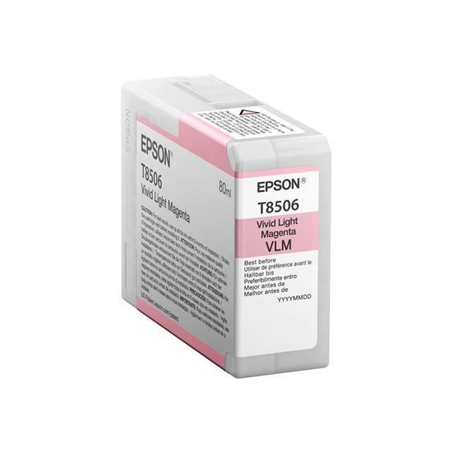 EPSON Pack de 1 Cartouche T850600 UltraChrome HD - Magenta - 80ml