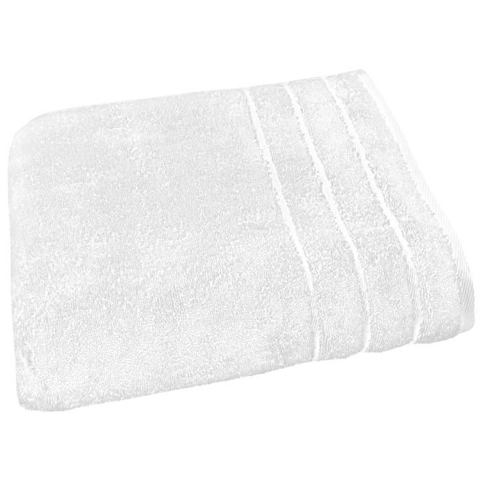 VENT DU SUD Drap de bain CALLISTO - 95x140 cm - Blanc neige