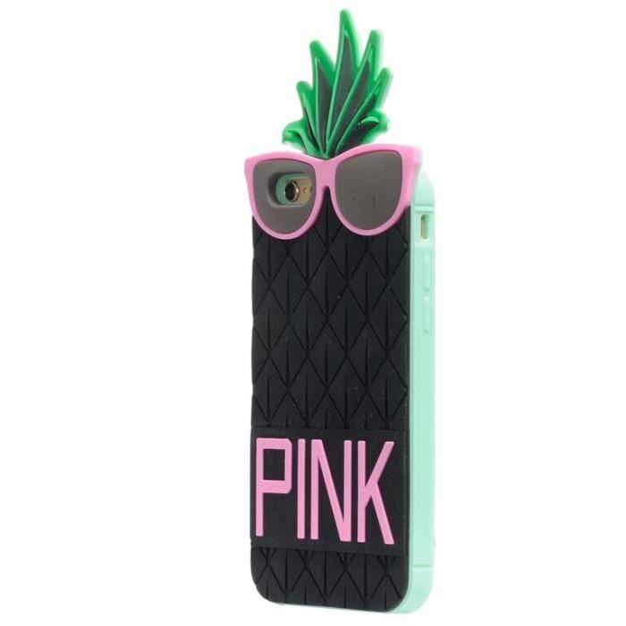 iphone 6 coque silicone ananas