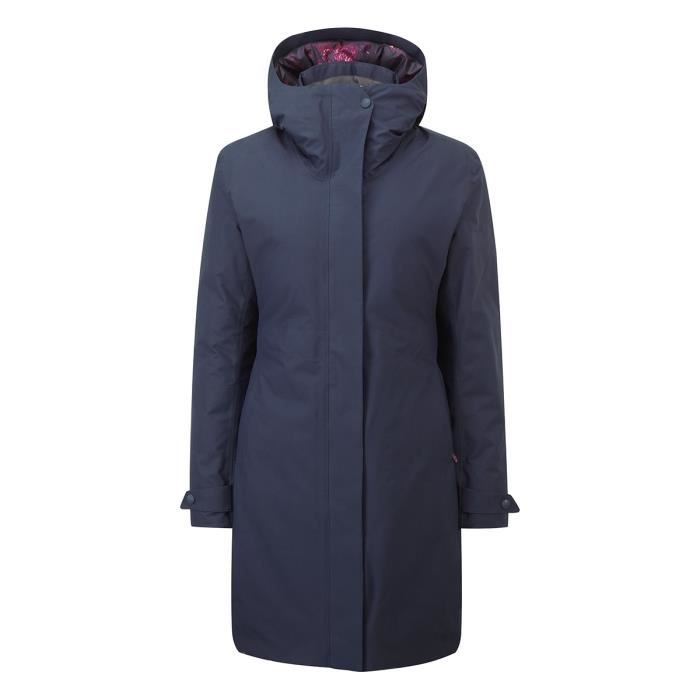 Milatex Bleu Duvet Impermeable Roma Femme Marine Parka EwSPAnvqx