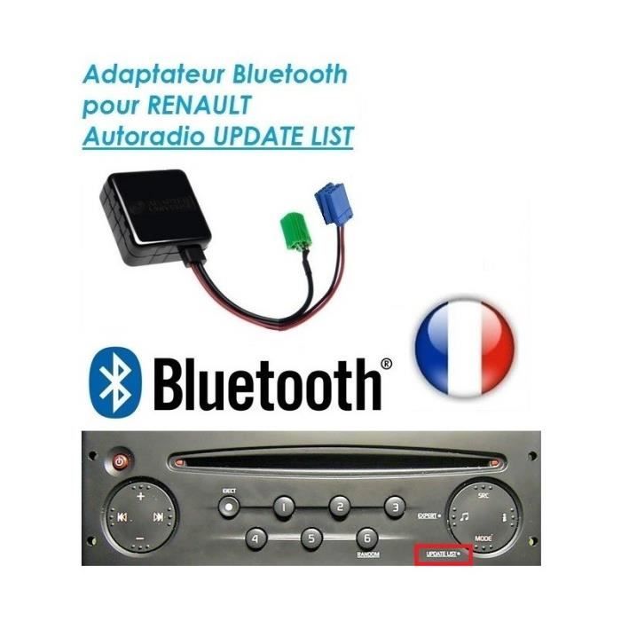 Cable Aux Auxiliaire Bluetooth Autoradio Renault Udapte