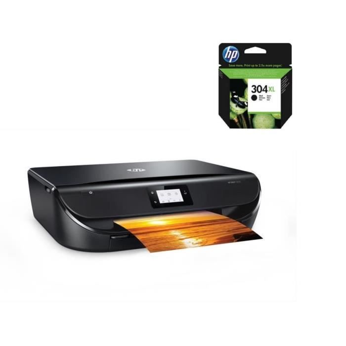 HP Imprimante Tout en un -Envy 5020 - Wifi + cartouche d'encre 304XL authentique noire