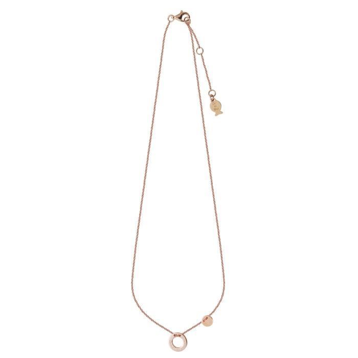 CLIO BLUE Collier Argent Doré Rose - CO2291R