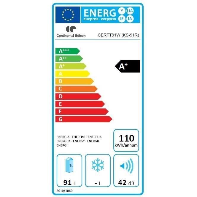  CERTT91W - Réfrigérateur table top3