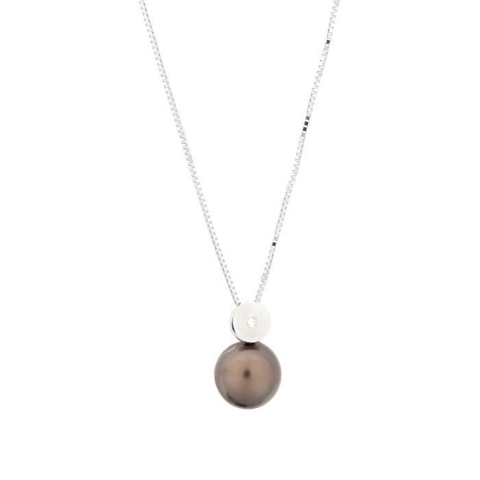 PERLINEA Collier Perle de Tahiti et Argent 925° Femme
