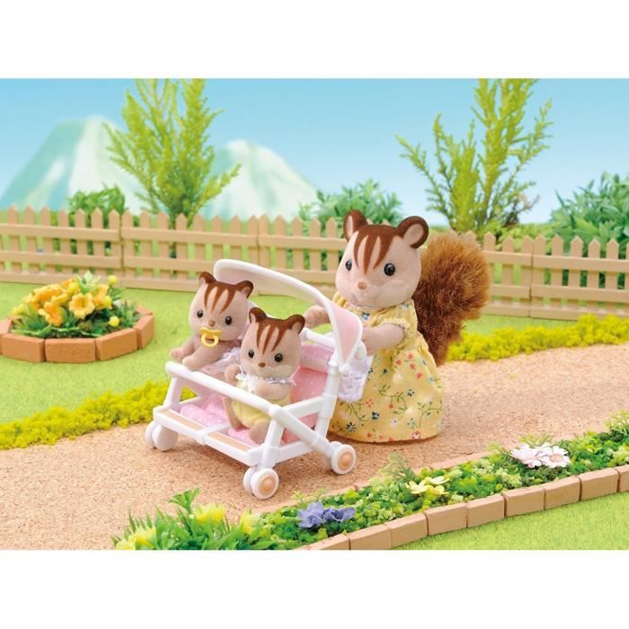 SYLVANIAN FAMILIES 4533 Poussette Double