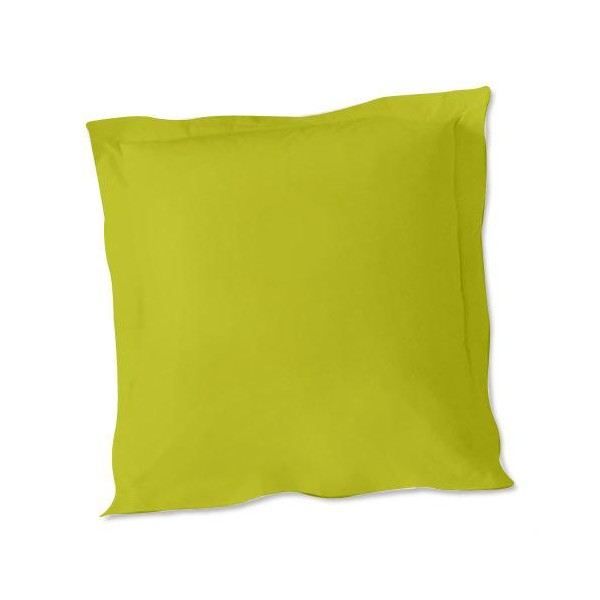 Taie doreiller 63x63cm VERT ANIS   Achat / Vente TAIE DOREILLER Taie