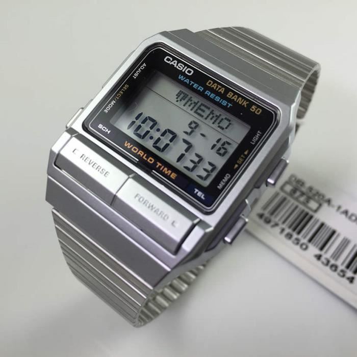 Casio banque casio de données pour hommes2