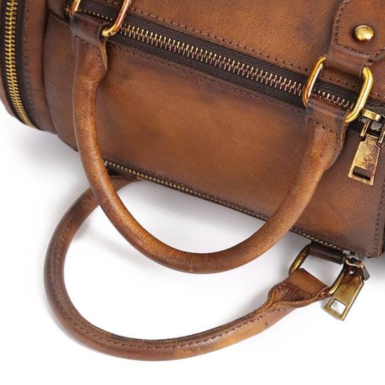 Bandoulière En De Main Pleine À Fleur Femme Sac Buffle Cuir QshdtCr