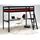 ASHTON Lit mezzanine enfant contemporain en bois é