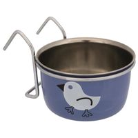 MANGEOIRE - TRÉMIE TRIXIE Écuelle - Inox - Ø 10 cm - 350 ml - Avec su MANGEOIRE - TRÉMIE TRIXIE Écuelle - Inox - Ø 10 cm - 350 ml - Avec su