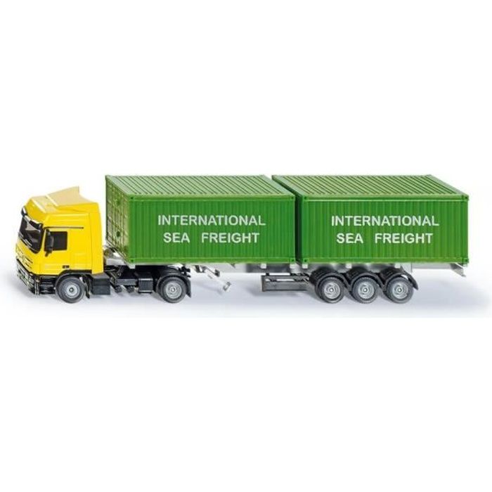 SIKU Camion Avec Conteneurs 1/50ème - Véhicule Miniature