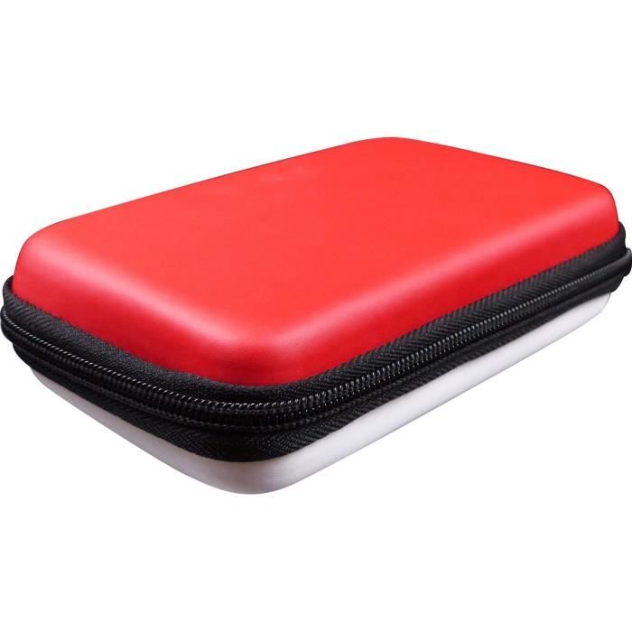 Housse de transport pour New 2DSXL / New 3DSXL - Rouge et Blanc - SUBSONIC