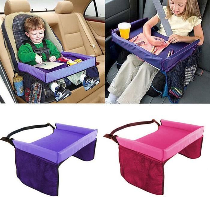 Tablette Pliante Pour Voiture Kwak's - Support Volant Ou Siège Arrière - Plateau Repas/Bureau Mobile