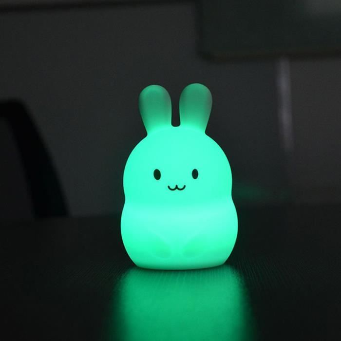 Adulte Lapin Nuit PileBureau Veilleuse A AdulteEnfant Lampe De Chevet Led Design A5j3RL4